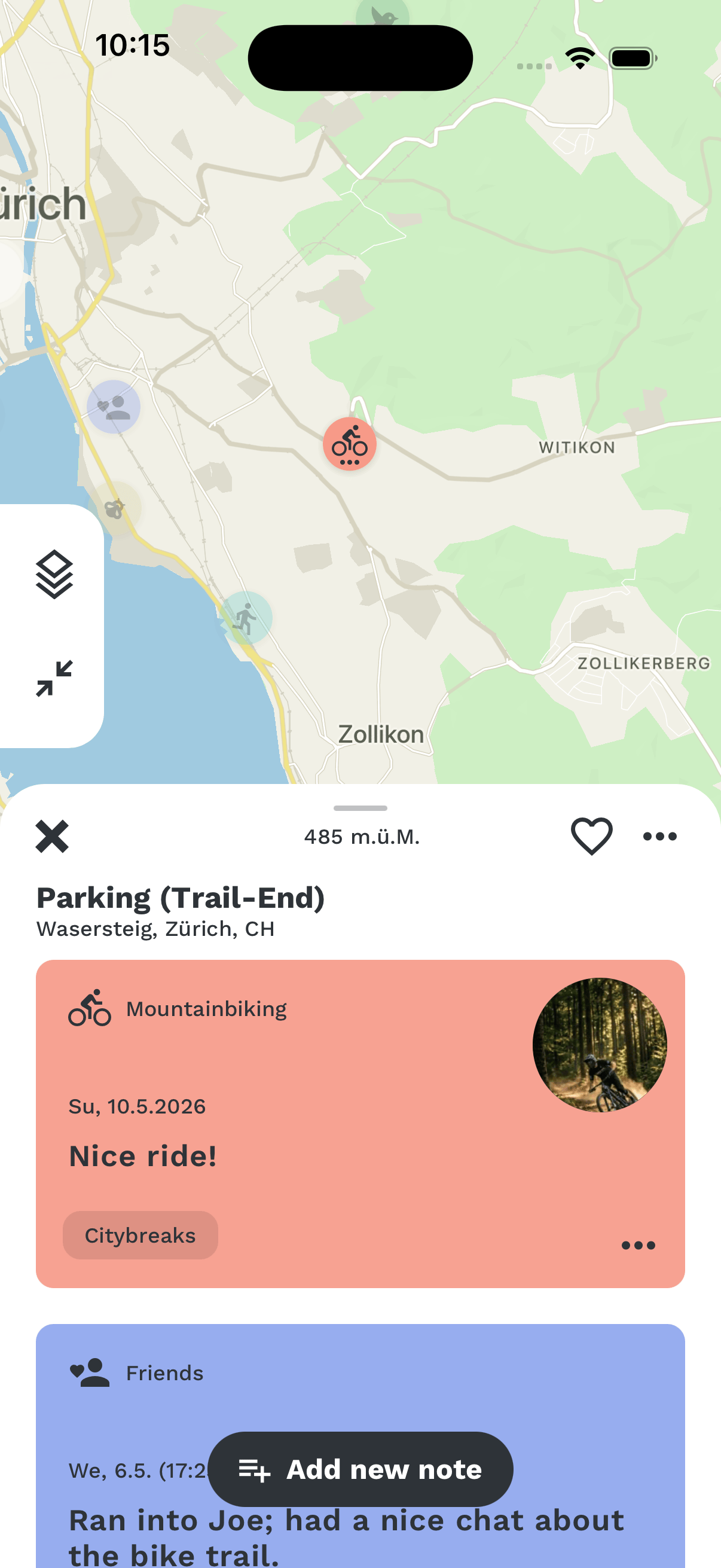 Spot details