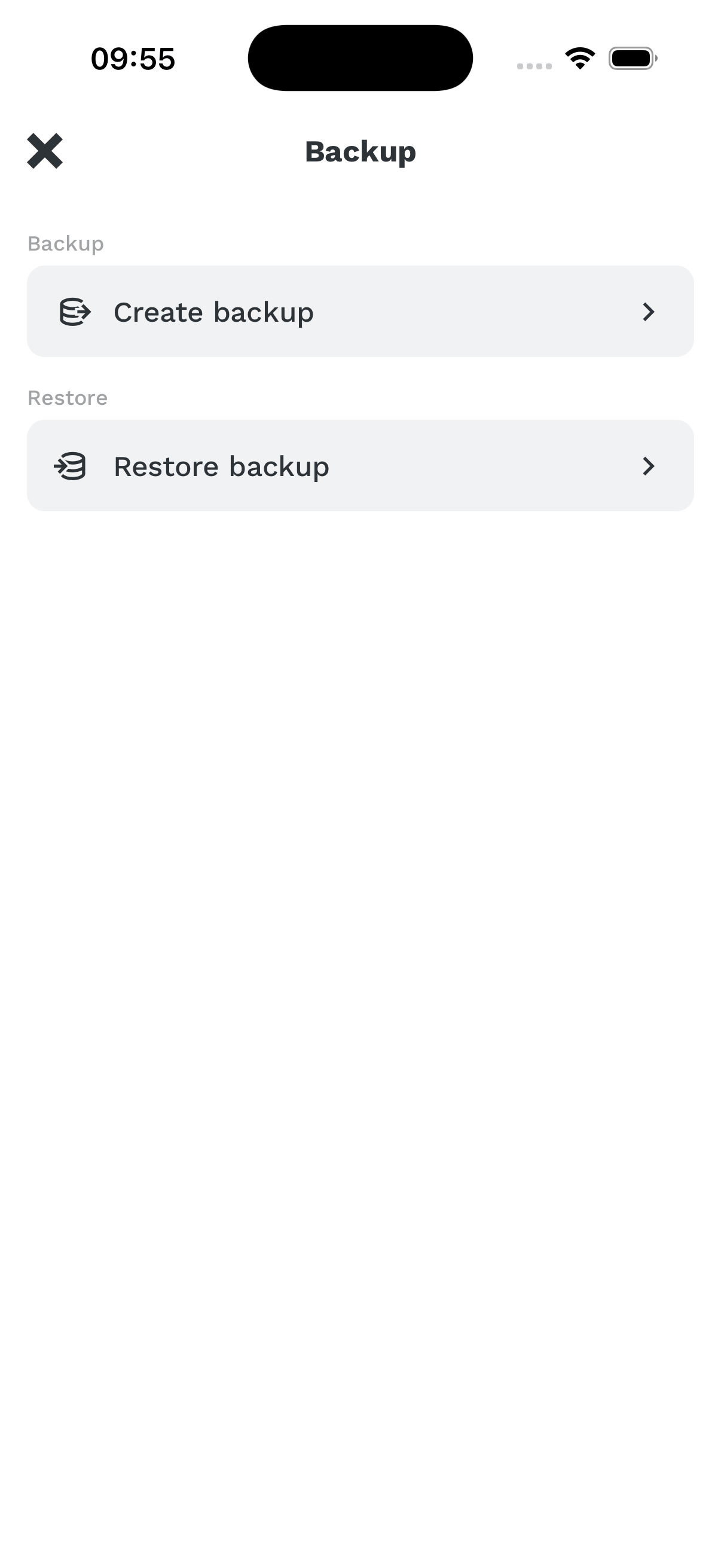 Backup