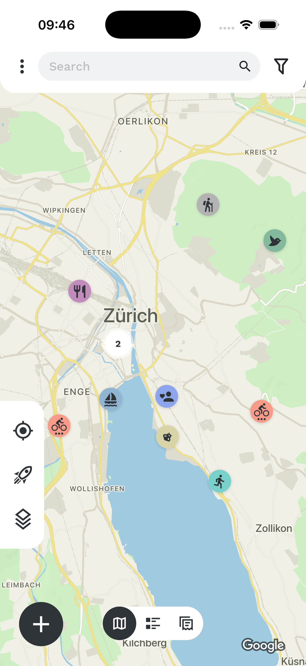 Map view